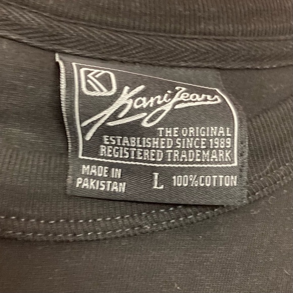 the original kani jeans black t shirt with silver studded design - Picture 3 of 3